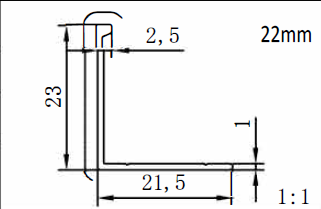 Matt White Techno Trim LA (2.5m)