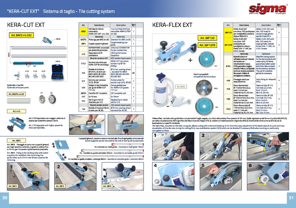 SIGMA Kera-Flex Grinder Attachment with Disk