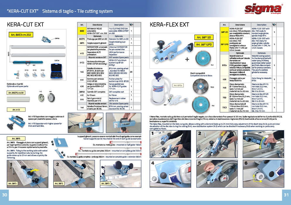 SIGMA Kera-Flex Grinder Attachment with Disk