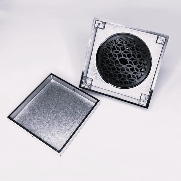 INVISITILE 2-in-1 Square Floor Drain