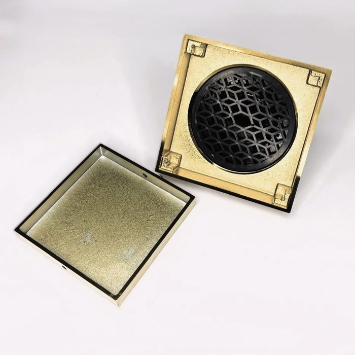 INVISITILE 2-in-1 Square Floor Drain