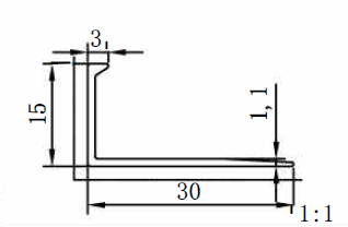 DOORWAY Waterstop Clip-Over L-Angle Trim – Matt Finish (12mm x 2.8m)