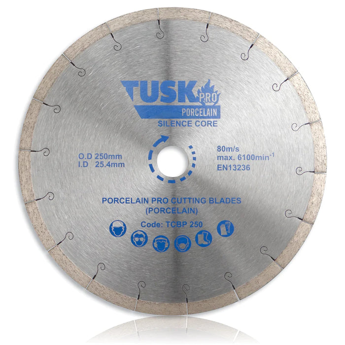 TUSK Porcelain Pro WET SAW Blade - 300 x 2.2/1.8 x 10 x 25.4