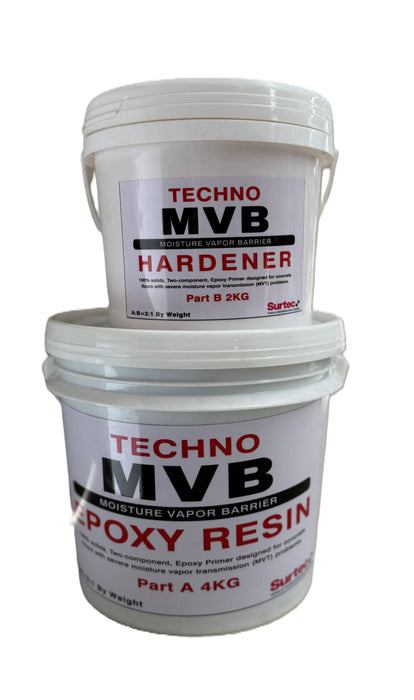 TECHNO Moisture Vapor Barrier (MVB) 6kg Kit (A+B)