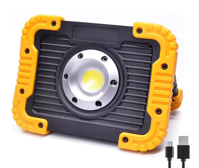 LED Work Light - Foldable, IP65 Waterproof and USB Power Bank