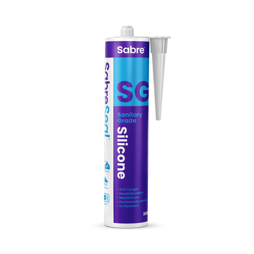 SabreSeal SG White 300ml - Neutral Cure (Waterproofing & Finishing)