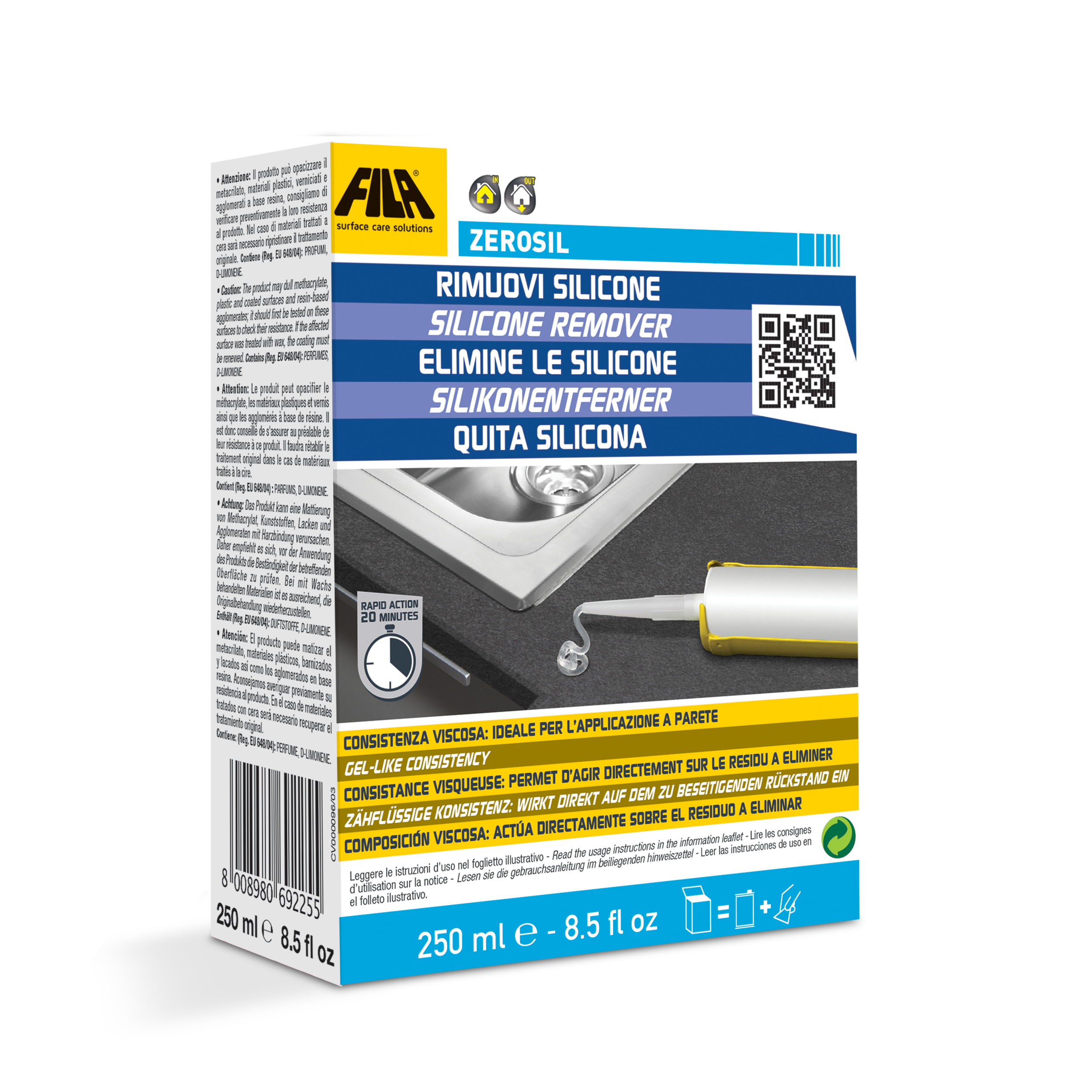 FILA ZERO SIL silicone remover