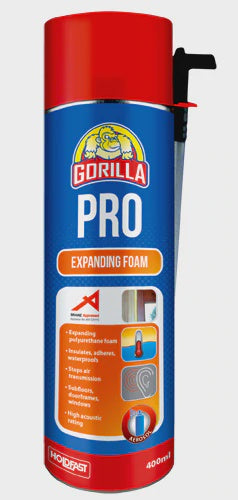 Gorilla Pro Expanding Foam 400ml Aerosol