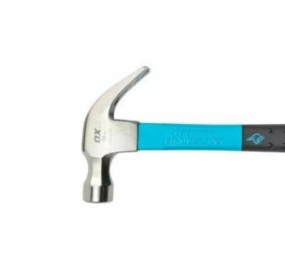 OX Pro Claw Hammer - Fibreglass Handle 20oz