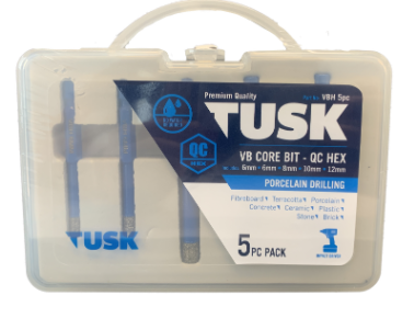 TUSK Core Bits HEX 5pc